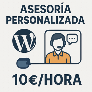 🔧 Asesoría Personalizada WordPress – 10€/hora