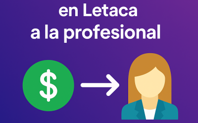 Cómo hacer pagos correctamente en Letaca y asignarlos a la profesional correspondiente