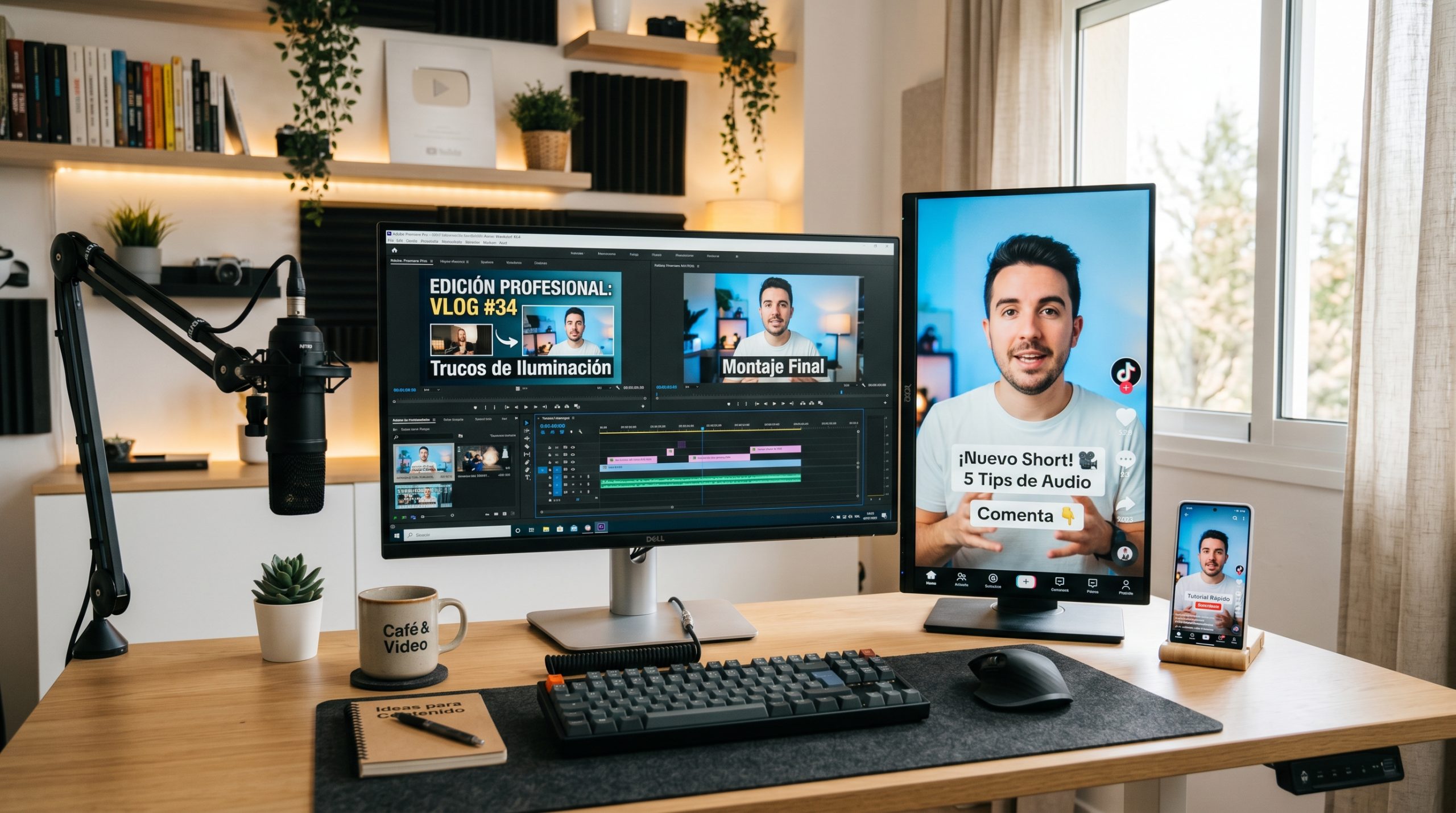 Comparación de medidas y formatos de vídeo vertical y horizontal para distintas redes sociales
