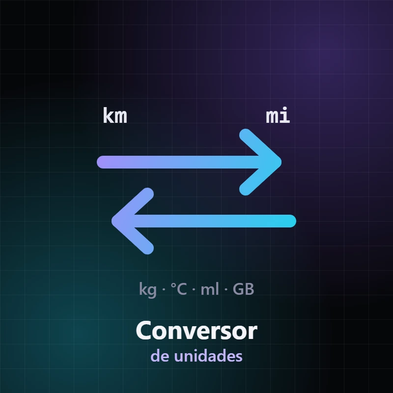 Conversor de unidades para tu web